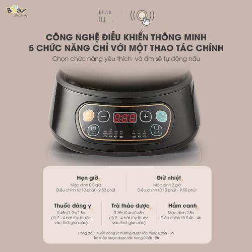 Ấm Sắc Thuốc 3 5L Bear SB-AST35