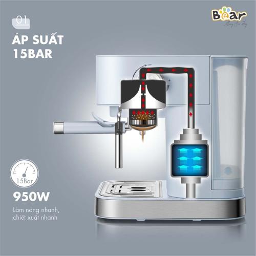 Máy pha cà phê tự động Bear CF- B15V1