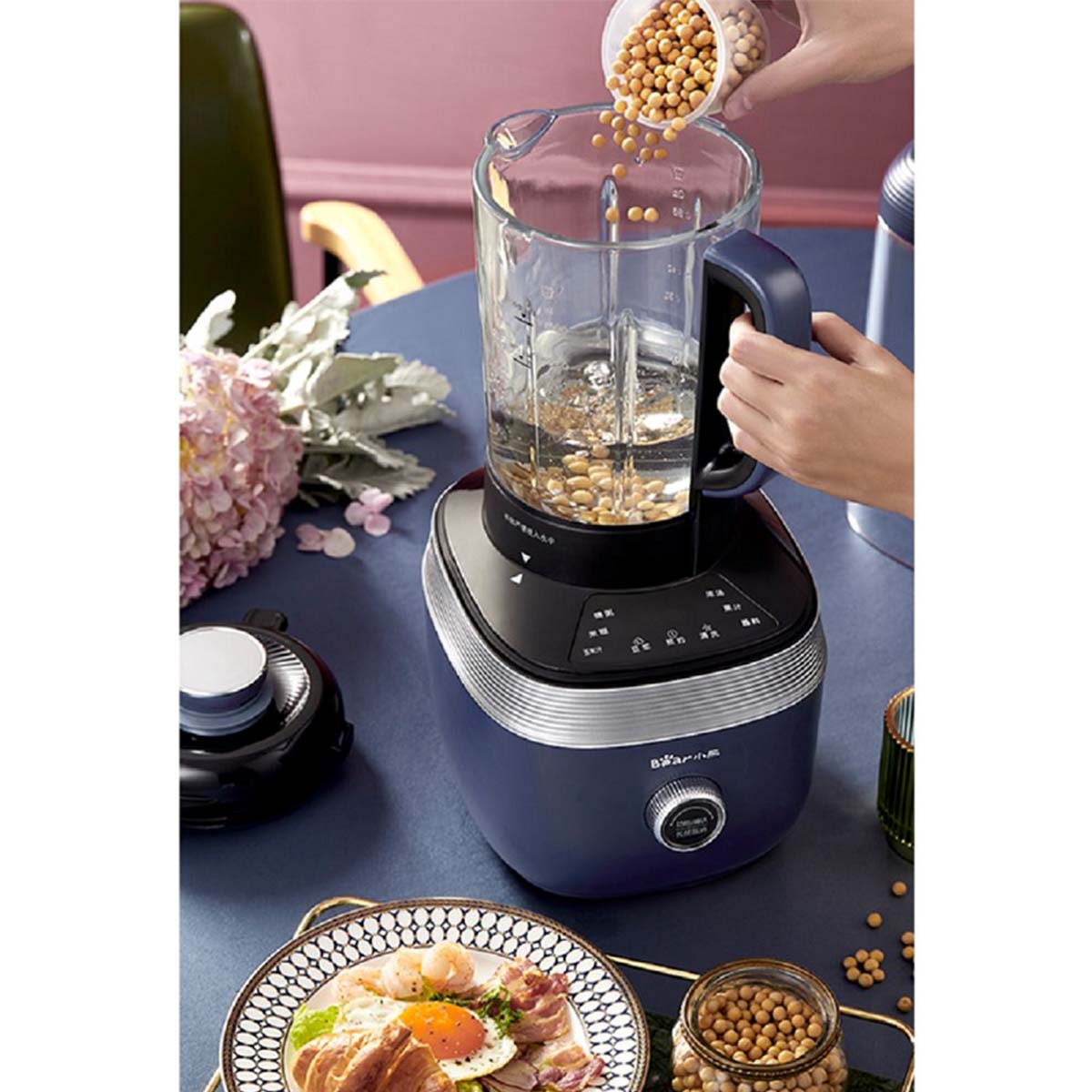 Máy xay nấu sữa hạt 9 chức năng Bear PBJ-B06S2