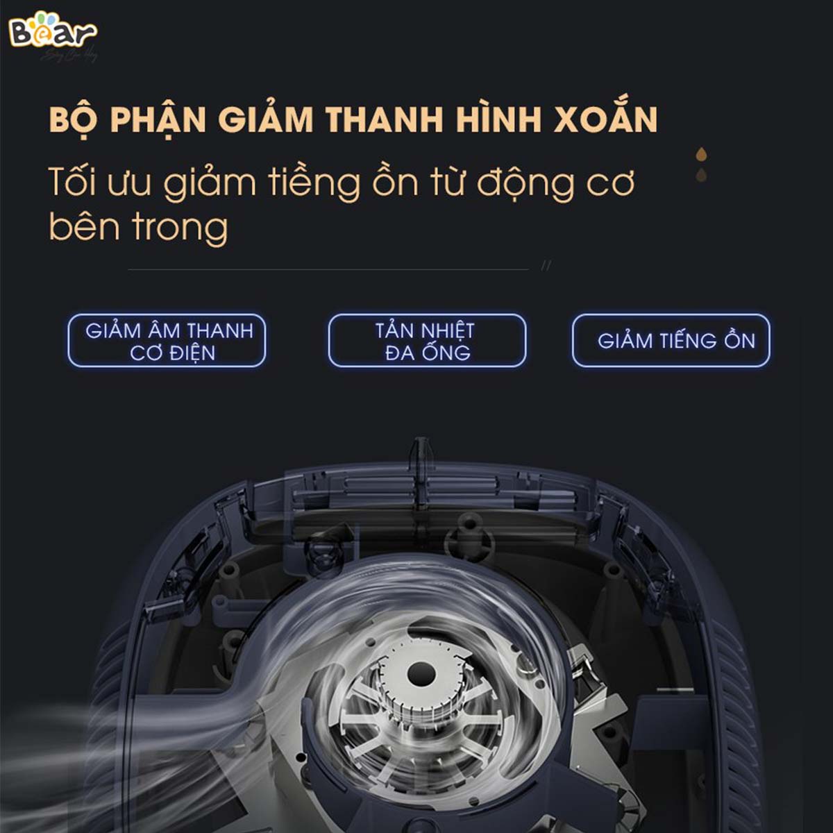 Máy xay nấu sữa hạt 9 chức năng Bear PBJ-B06S2