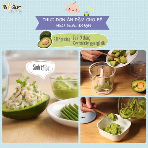 Máy xay ăn dặm Bear 0 3L GR-B03V2