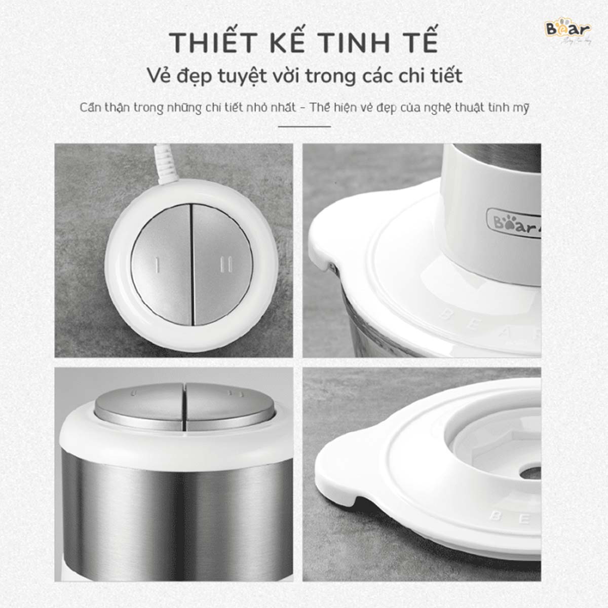 Máy xay thịt Bear SB-MA02L