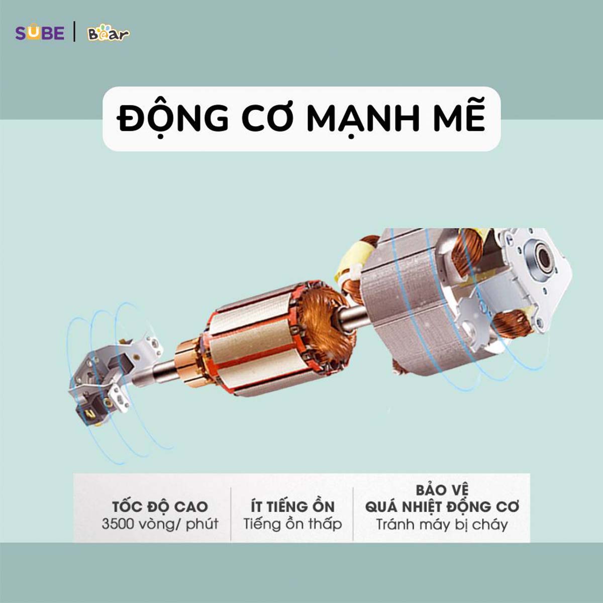 Máy xay đa năng 2 5L Bear QSJ-C04R8S