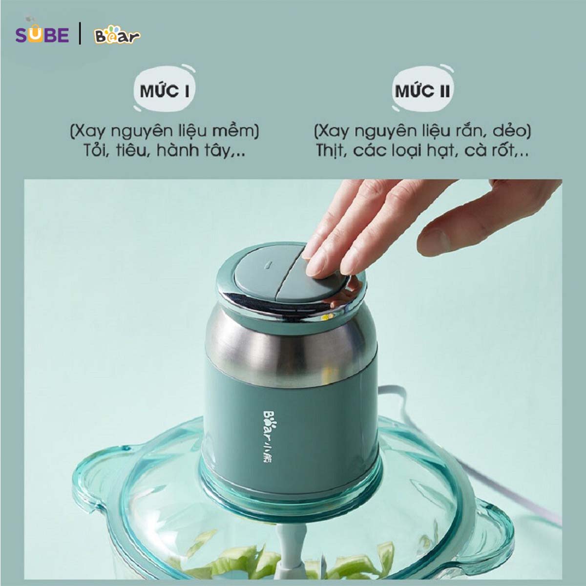 Máy xay đa năng 2 5L Bear QSJ-C04R8S