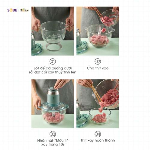 Máy xay đa năng 2 5L Bear QSJ-C04R8S