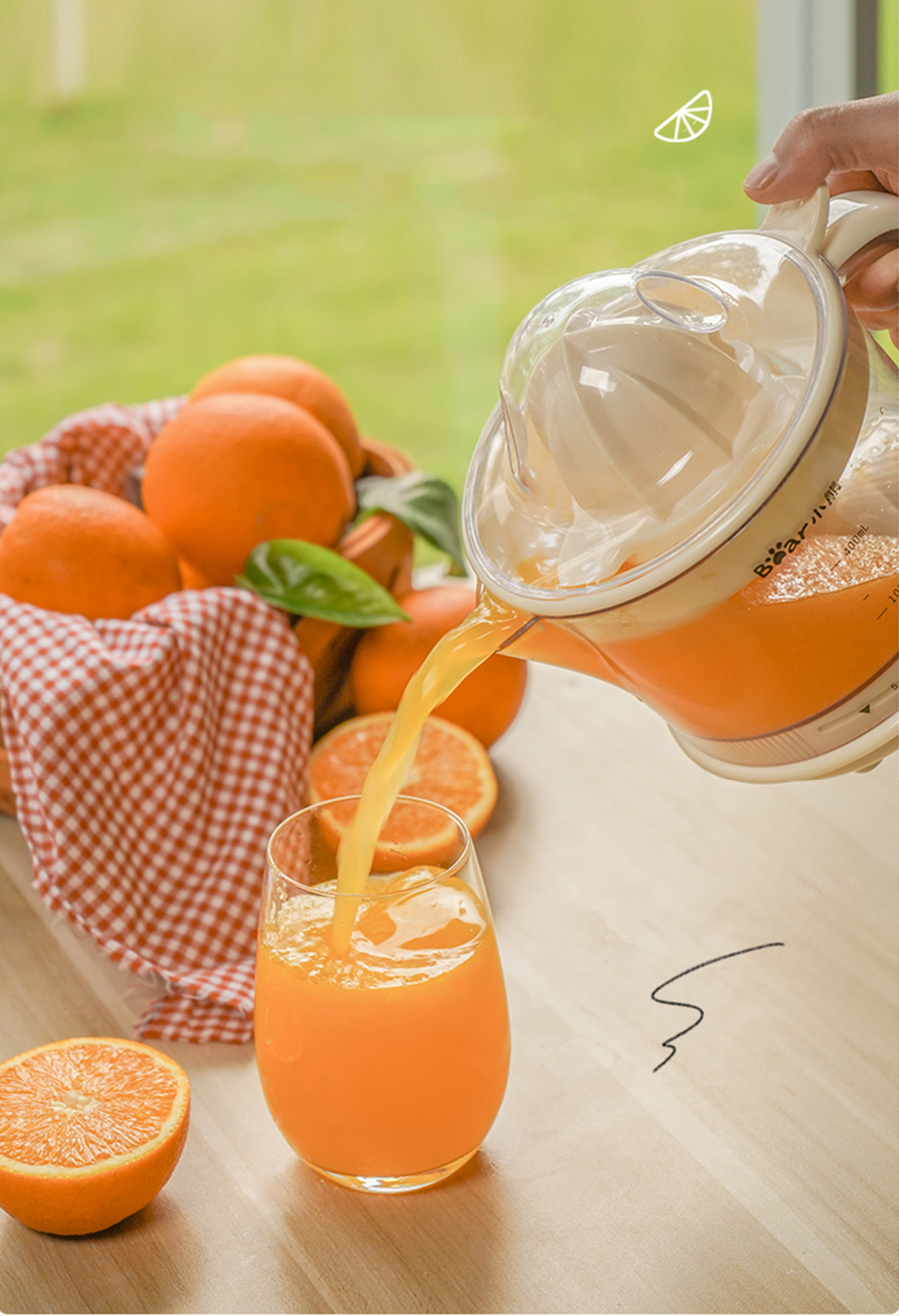 Máy vắt cam 5 chế độ Bear SB-VC04L