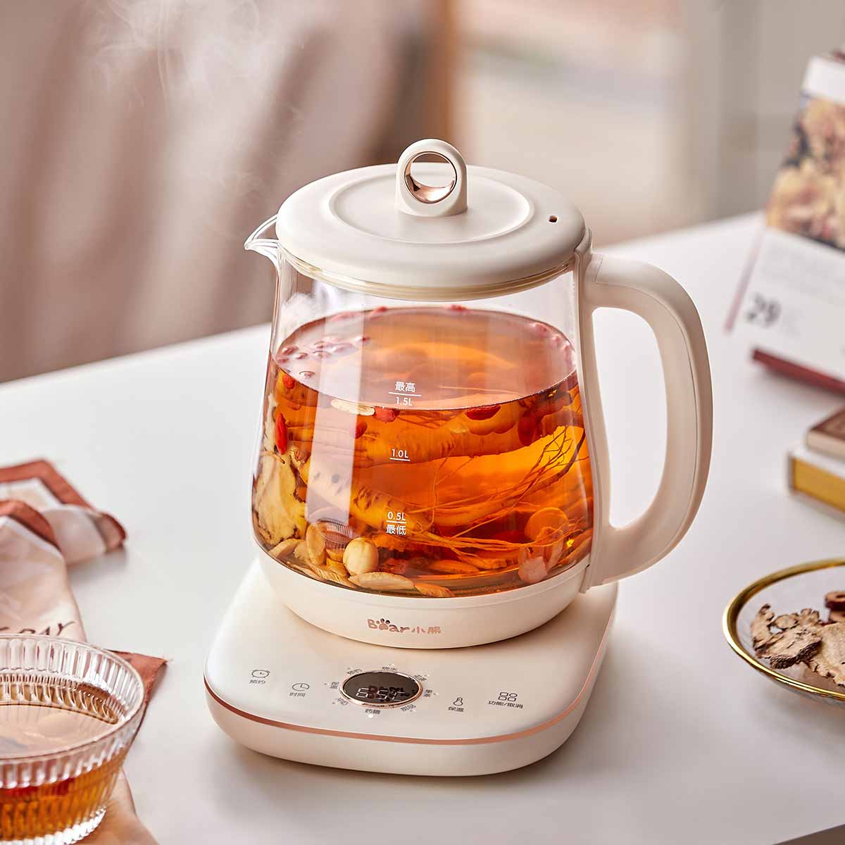 Ấm pha trà siêu tốc 1 5L Bear YSH-E15M1