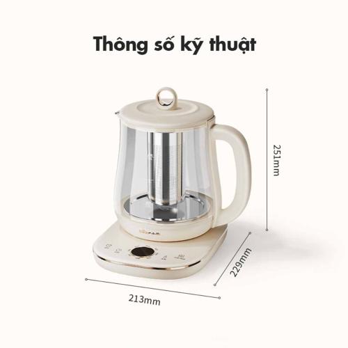 Ấm pha trà siêu tốc 1 5L Bear YSH-E15M1