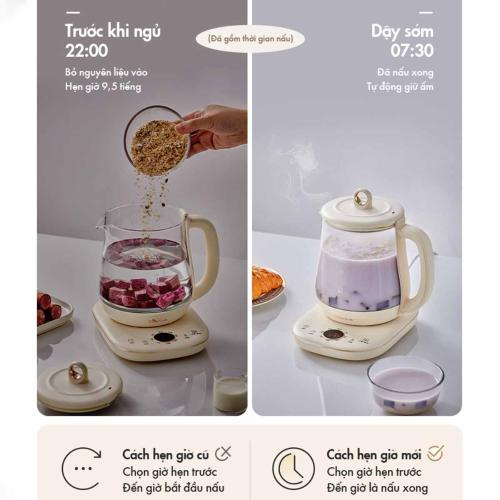 Ấm pha trà siêu tốc 1 5L Bear YSH-E15M1