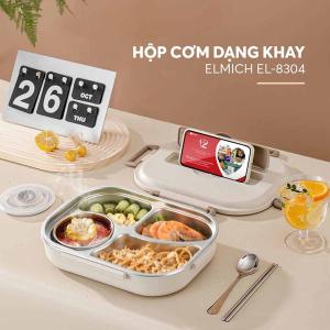 Hộp cơm giữ nhiệt inox 304 Elmich EL8304 1.3L