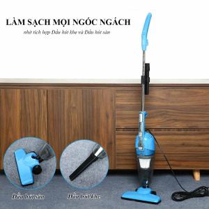 Máy hút bụi cầm tay Midea MVC-16T-B (2 đầu hút)