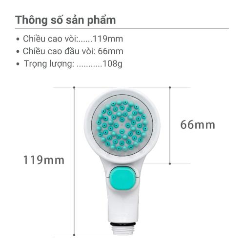 Vòi hoa sen Pets có nút dừng Takagi (JSB027GY)