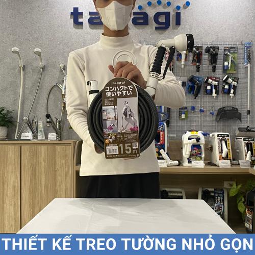 Bộ cuộn vòi tưới cây 10m Takagi Nhật Bản R110CG