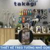 Bộ cuộn vòi tưới cây treo tường 15m Takagi R115CG